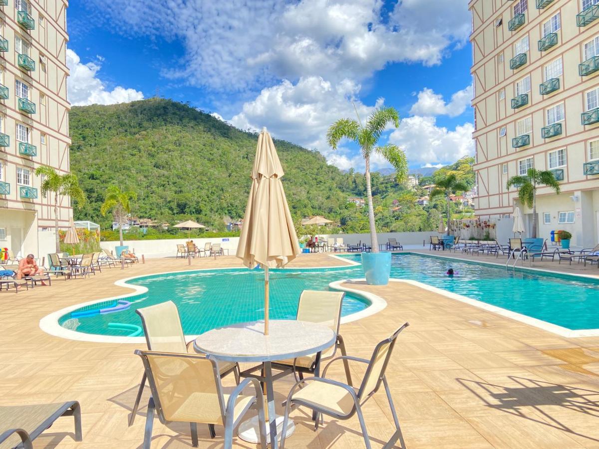 Flat 217 Granja Brasil - Com Piscina Em Itaipava Apartment Petropolis  Bagian luar foto