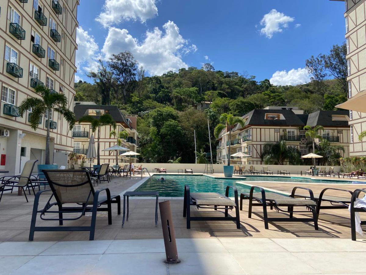 Flat 217 Granja Brasil - Com Piscina Em Itaipava Apartment Petropolis  Bagian luar foto