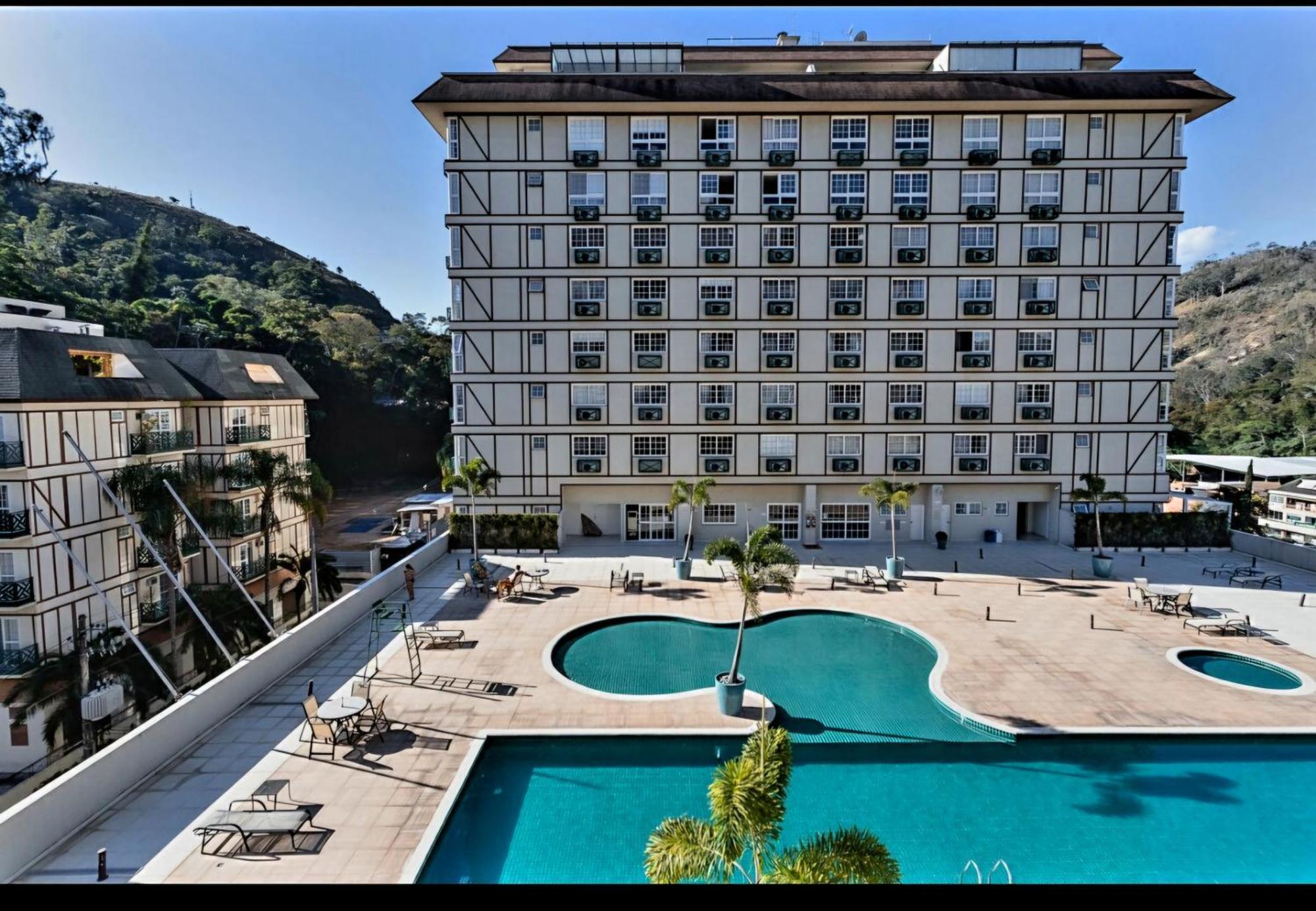 Flat 217 Granja Brasil - Com Piscina Em Itaipava Apartment Petropolis  Bagian luar foto